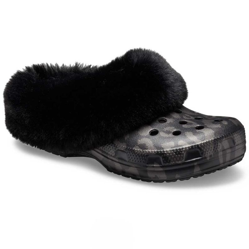 crocs classic mammoth lined clog